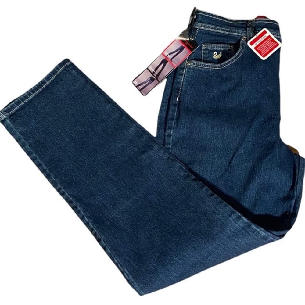 GLORIA VANDERBILT Red Label Stretch Blue Jeans 6 NWT/T